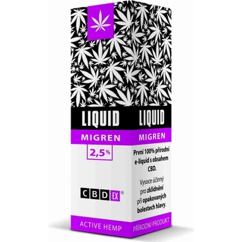CBDex Liquid migren 2,5% 10 ml