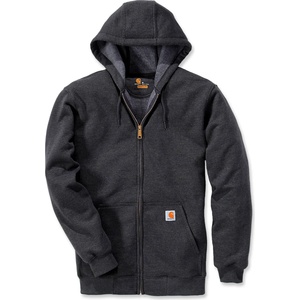 Carhartt WIP Мъжки суичър Carhartt Zip Hooded Sweatshirt Hoodie - Carbon Heather - размер M (017-1866-0412)