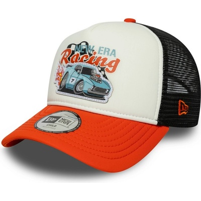 New Era 9FO AF Race Trucker Child Clemson bílá/oranžová – Zboží Mobilmania