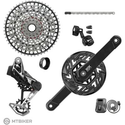 SRAM XX T-Type Eagle E-MTB Brose Transmission AXS sada, kliky 165 mm, 10-52T, 1x12
