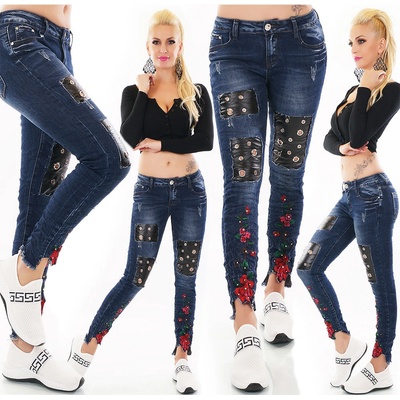 EmonaMall Дамски дънки EmonaMall - Модел W50017 (W50017-JAME103-32)