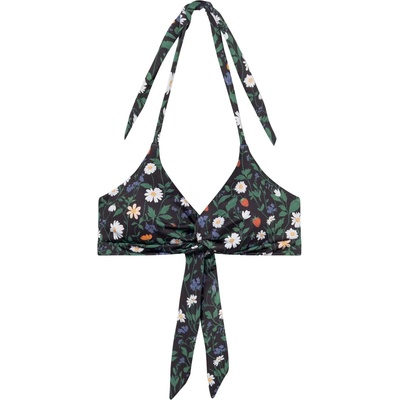 DEDICATED Дамско бикини горнище DEDICATED Women's Bikini Top Gullholma Bikini top - Strawberry Field Black (150-5210-0714)