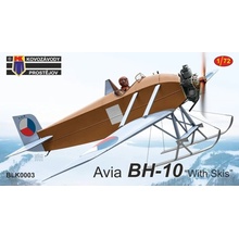 Kovozávody Prostějov Avia BH 10 with skis 1:72