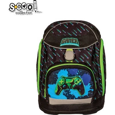 S-Cool Ученическа анатомична раница scool pro gamer