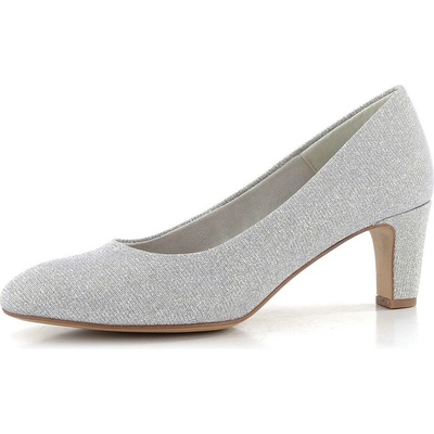 Tamaris třpytivé lodičky Silver glam 1-22418-41