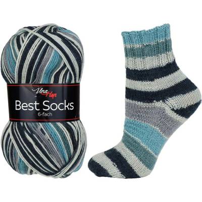 Příze Vlna Hep Best Socks 6-fach 7365