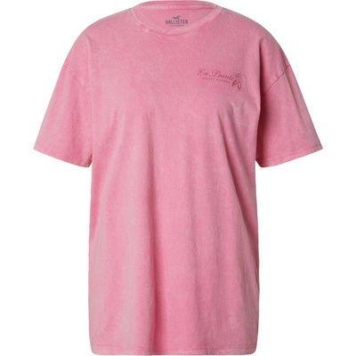 HOLLISTER Тениска розово, размер s
