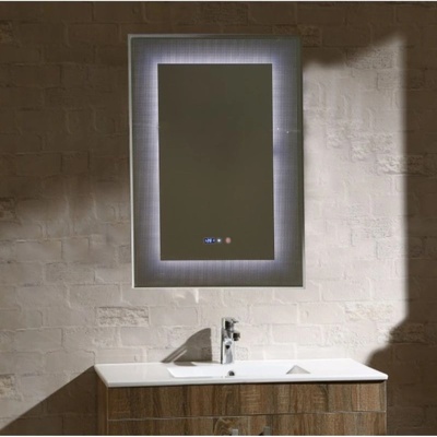 Inter Ceramic Огледало за баня с вградено LED осветление Praga, 60x90, с нагревател