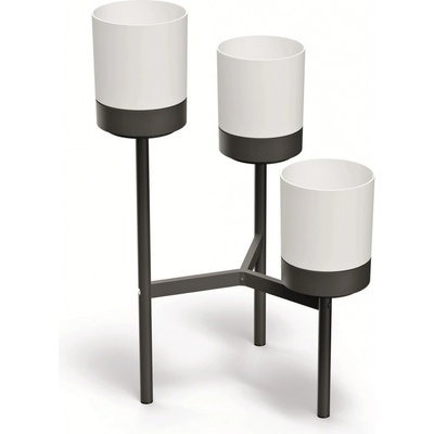 PROSPERPLAST Stojan na kvety BLOOMIE STAND biely 54cm