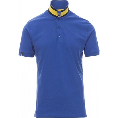 Payper Memphis 000079-0027 pánska polokošeľa s krátkym rukávom royal blue/žltá/navy blue