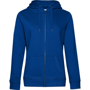 B&C Collection B&c queen zipped hood / Дамски суичър с цип - кралско синьо xxl (01w03q05005)