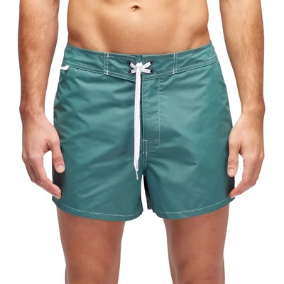 Sundek Бански гащета Sundek Iconic taffeta swimming shorts - Green (Camo Green)