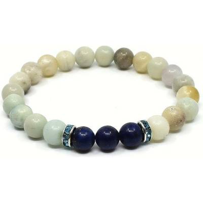 Mijabijoux z minerálů amazonit a lapis lazuli MB0079