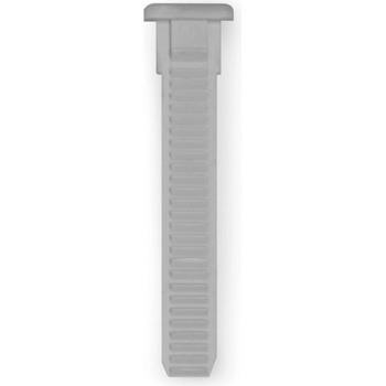 pásik do pracky FLR Buckle STR 9 cm White