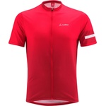 Löffler Мъжка фланелка с къс ръкав за колоездене Löffler Bike Shirt Full-Zip Dimi Cycling jersey - Red - размер 52 (EU) (056-3932-0313)