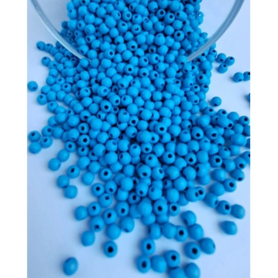 Detoa dřevěné korálky světle modré 4 mm 10 ks – Zbozi.Blesk.cz