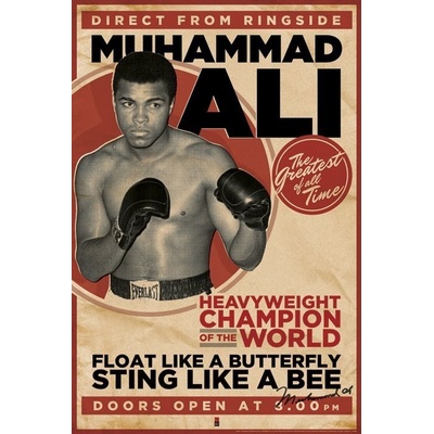 Plagát, Obraz - Muhammad Ali - vintage, 61 × 91.5 cm