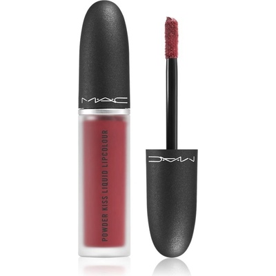 MAC Cosmetics Powder Kiss Liquid Lipcolour matná tekutá rtěnka Fashion Emergency 5 ml
