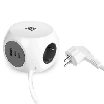 ACT 3 Plug + 3 USB 1,5 m (AC2420)