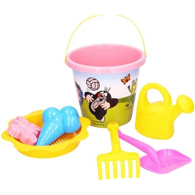 Wiky Комплект за пясък Къртко голям 3, 5 l розов