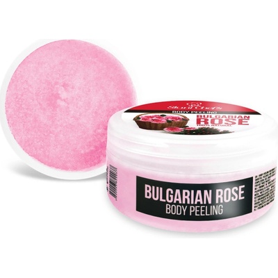 Stani Chef's přírodní tělový peeling Bulharská růže na bázi mořské soli 250 ml