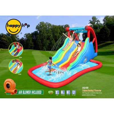 Happy Hop Obří vodní trojitá skluzavka – Zboží Dáma