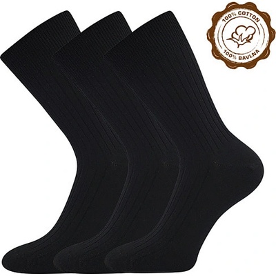 Lonka ponožky Zebran 3 pár černá