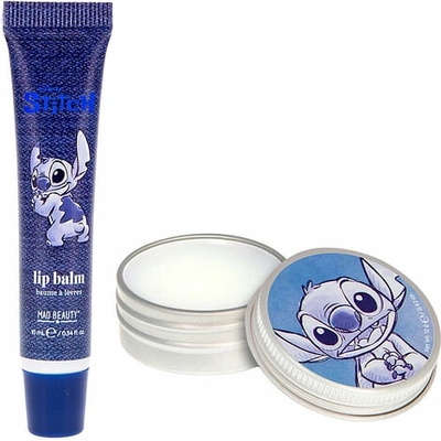 Mad Beauty Stitch Denim hydratačný lesk na pery 10 ml + balzam na pery 12 g