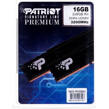 Patriot Signature Premium Line DDR4 16GB 3200MHz CL22 (2x8GB) PSP416G3200KH1
