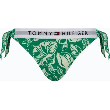 Tommy Hilfiger Долнище на бански костюм Tommy Hilfiger Cheeky Side Tie Print vintage tropical olympic green