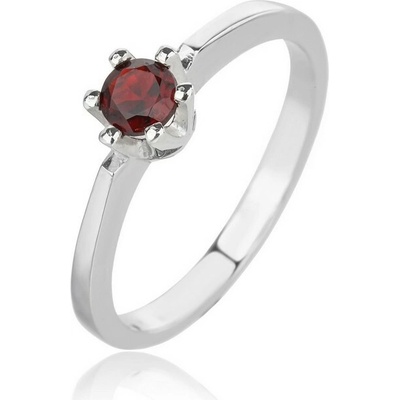 Český Granát Jan Kos Jewellery Stříbrný prsten 2111545008.