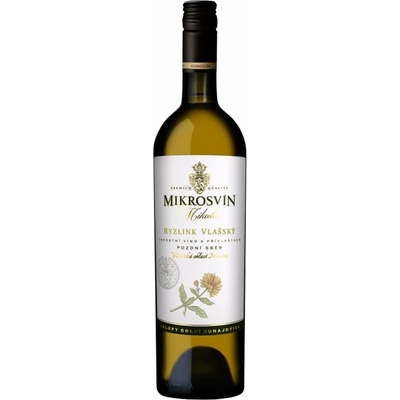 Mikrosvín Mikulov Ryzlink Vlašský Pozdní sběr 2024 0,75 l 12,5% (holá láhev)