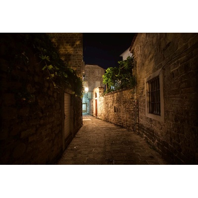 DIMEX ART Флизелинов фототапет стара дълга улица 375 x 250 см