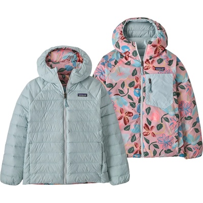 Patagonia Детско пухено яке Patagonia Kid's Reversible Down Sweater Hoody Down jacket - Virtually Blue - размер XS (703-3618-1411)