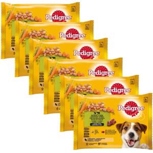 PEDIGREE Смесен избор със зеленчуци в сос 6 x (4 x 100 г)
