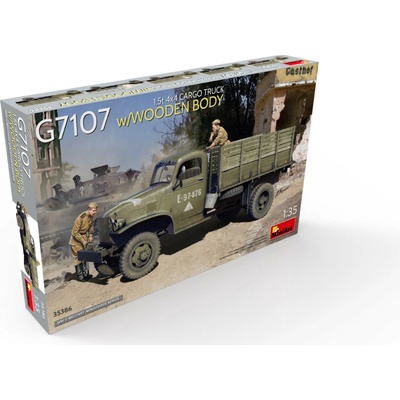 MiniArt 1,5t 4x4 G7107 Cargo Truck w/Wooden Body 1:35