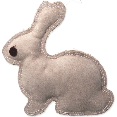 Dog Fantasy Dura fused kůže a juta králík malý pískací 20 cm