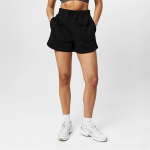 USA Pro Дамски поларени къси панталони USA Pro Fleece Shorts Womens - Black