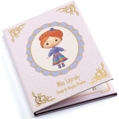 Djeco Znovuodlepiteľné samolepky Tinyly Miss Lilyruby