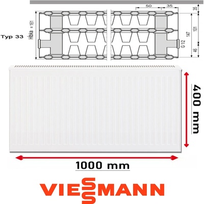 Viessmann 33 400 x 1000 mm