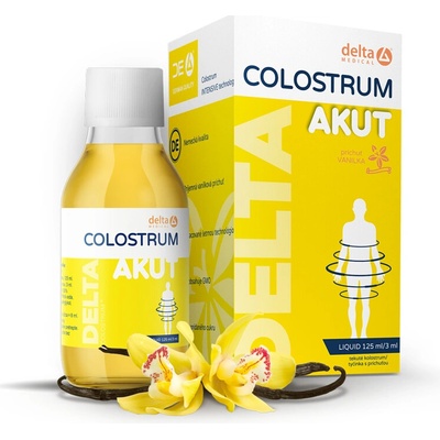 Delta Colostrum Akut příchuť vanilka 125 ml