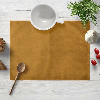 Biante Sametové prostírání Velvet Premium SVP-047 Hořčicové 35x45 cm