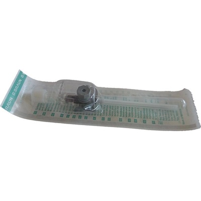 Vasofix Safety Pur 16 G i.v. kanyla s portom a krídielkami 1,7 x 50 mm, sivá 50 ks