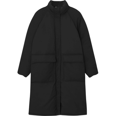 Pull&Bear Зимно палто черно, размер L