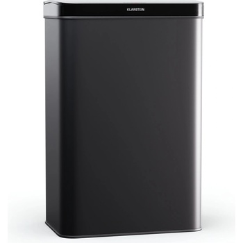 Klarstein Безконтактен, сензорен кош за отпадъци, 50 л, неръждаема стомана, плавно затваряне, захранване с батерии, LED дисплей, таймер (KG30-50l-bl) (KG30-50l-bl)