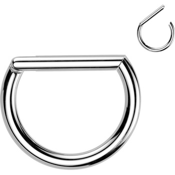 Šperky4U piercing segment půlkruh titan TIT1337-1206