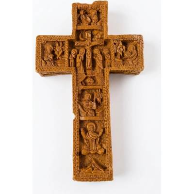 Voskový kříž s kadidlem z hory Athos (13 cm) - Sleva