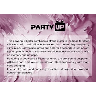 Party Up mini vibrátor magneticky nabíjaný Kelly
