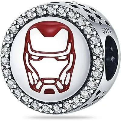 P&J Jewellery Stříbrný přívěsek Hlava Iron Mana SBA09