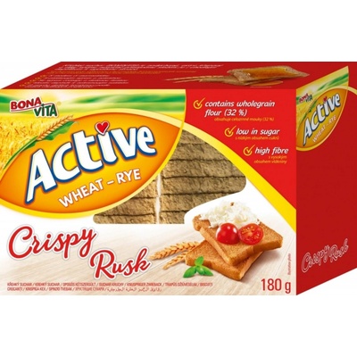 Bonavita Krehký suchár pšenično ražný 180 g